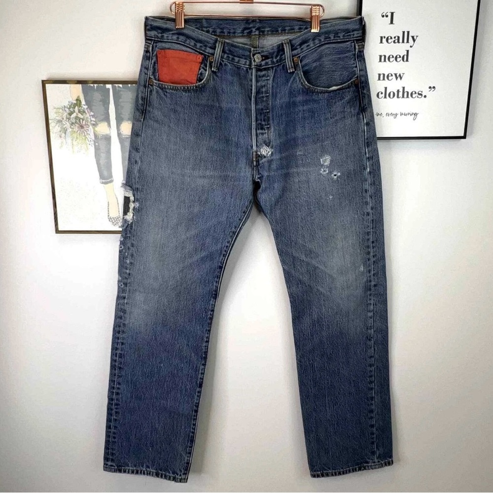 Vintage Levis Custom Button Front Jeans